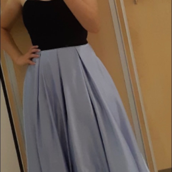 lavender Satin Ball Gown - Picture 6 of 6